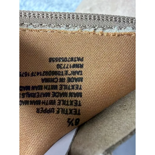 Universal Thread Womens Tan Faux Suede Wedge Ankle Boot Size 8.5 Side Zip Bootie - Image 6