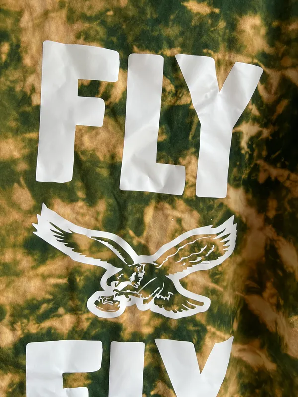 NFL Philadelphia Eagles Acid wash/tie dye shirt - Image 4