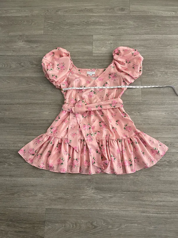 LoveShackFancy x Target Cecile Puff Sleeve Dress - 10 - Image 4
