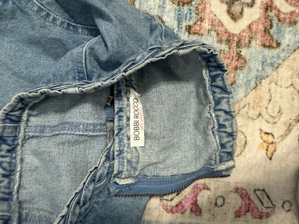 Denim Halter Top Blue - Image 2
