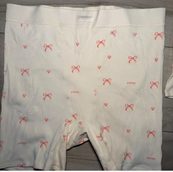 Skims boxer set white with bows - Image 3