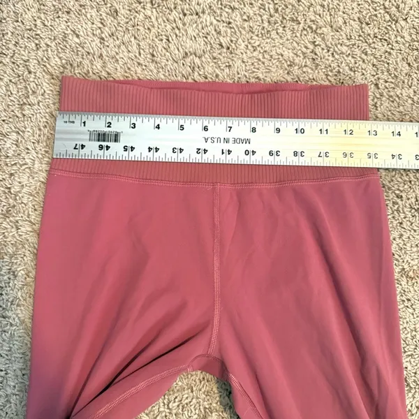 Vuori medium ribbed high rise athletic active leggings P2 3663 - Image 2