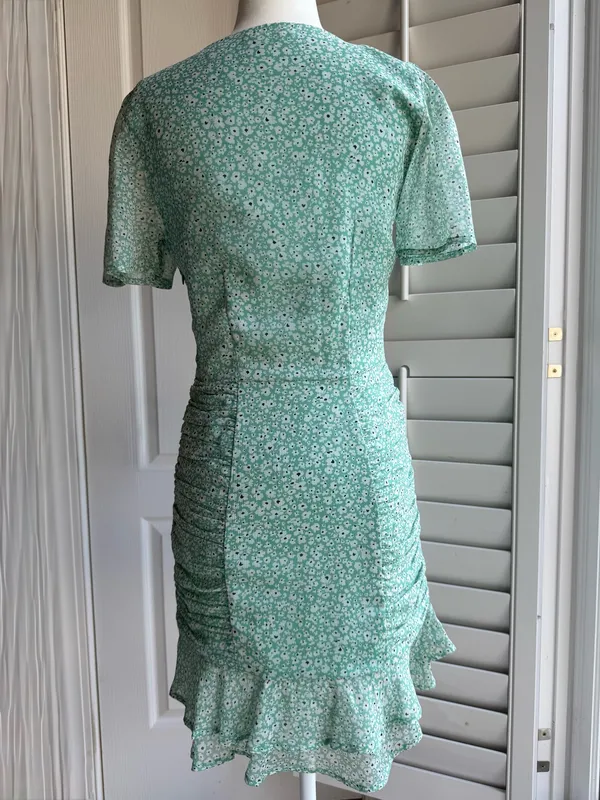 Mint green floral dress Leith - Image 2