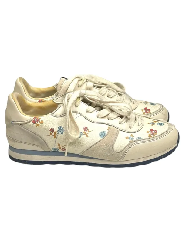 Coach ✽ C142 Runner Running Shoes Sneakers ✽ Chalk Tossed Rose Print ✽ 8.5M ✽ - Image 2