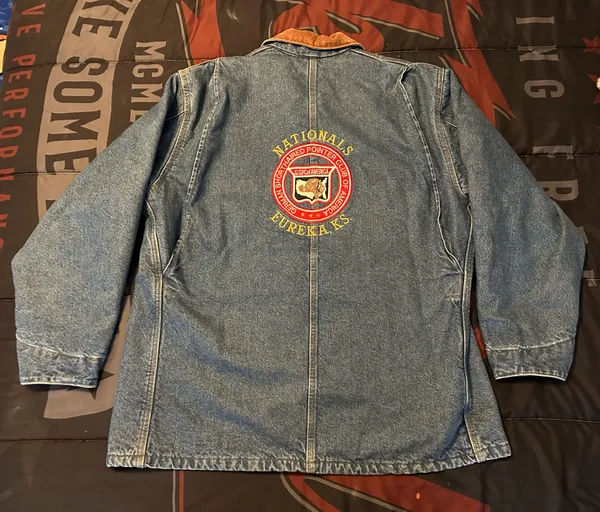Vintage Carhartt Blanket Lined C59DST Jacket Denim Chore Barn Coat Men’s XL USA - Image 13