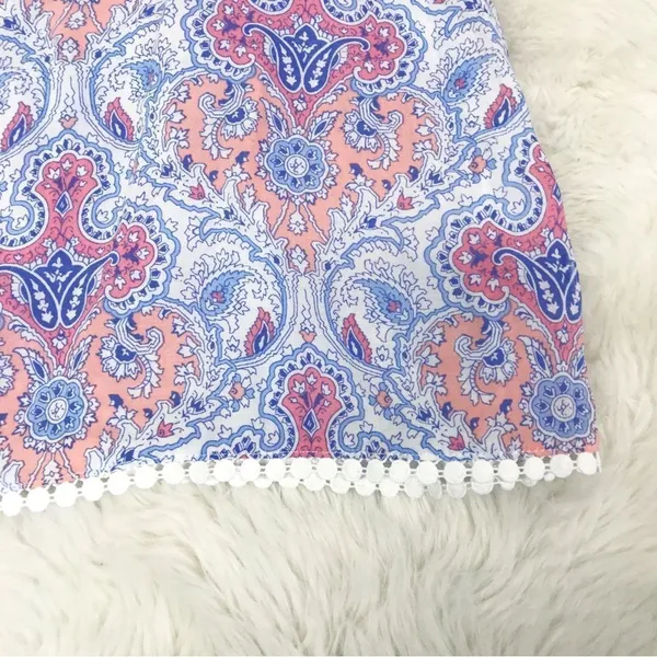 VICTORIA’S SECRET Blue Paisley Print Short Nightgown Sleeveless Size‎ Small New - Image 8