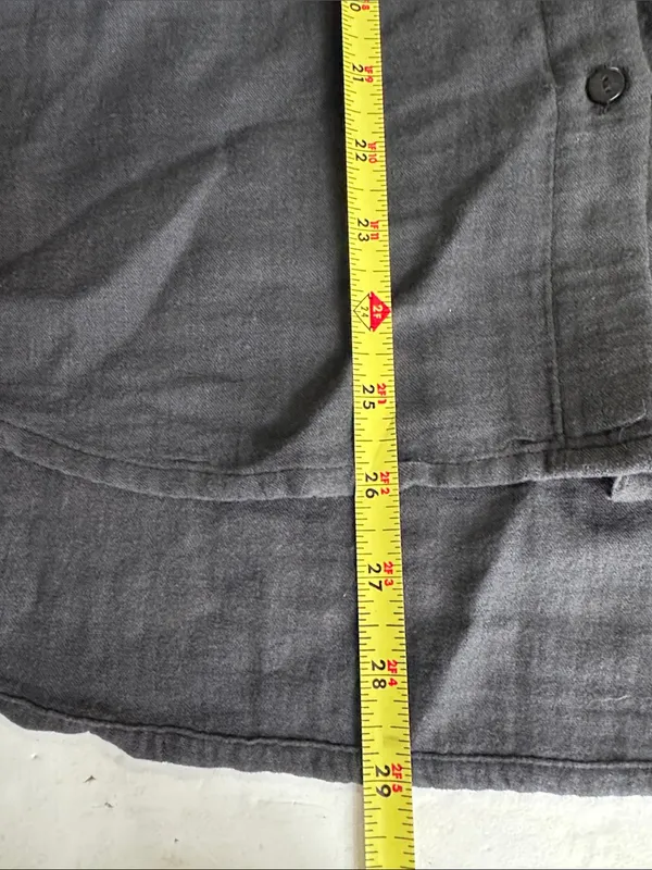 Quince 100% Organic Cotton Gauze Peasant Blouse M black boho casual work neutral - Image 12
