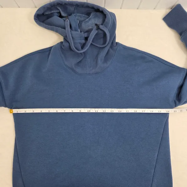 CALIA by Carrie Underwood Slate Blue Pullover‎ Hoodie Size XS - Image 3