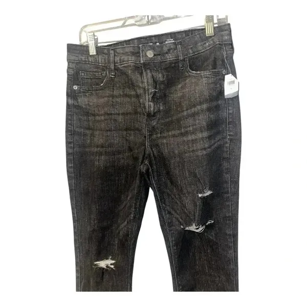 Old Navy‎ Black High Rise Rockstar Super Skinny Jeans, Sz 10 - Image 3