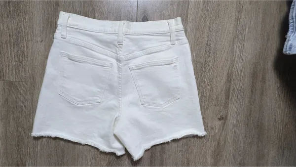 Madewell white denim shorts Size 25 #denim #summer - Image 3