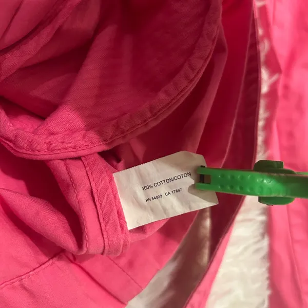 GAP misses size M Medium hot Pink belted Trench coat dress jacket Easter Spring - Image 7