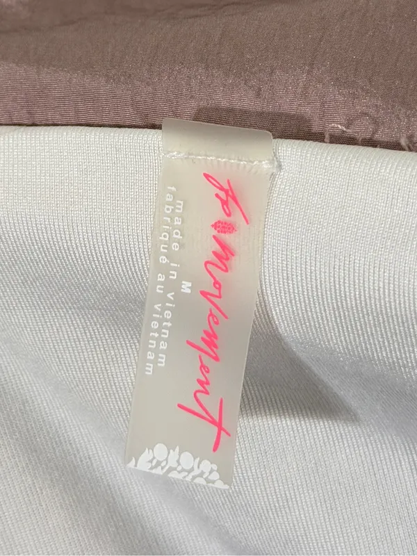 FP Movement Free People The Way Home Workout Shorts Moonlight Mauve Size Medium - Image 3
