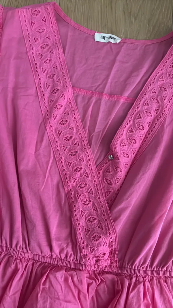 Day & Moon Mini Dress Pink - Image 2