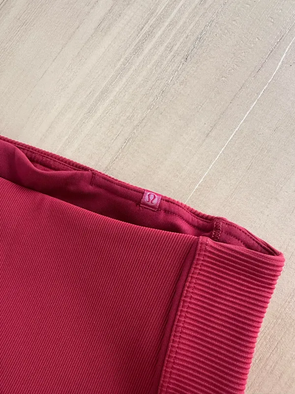 Lululemon Daily Lineup 7/8 Tight *25" Dark Sport Red 6 - Image 3