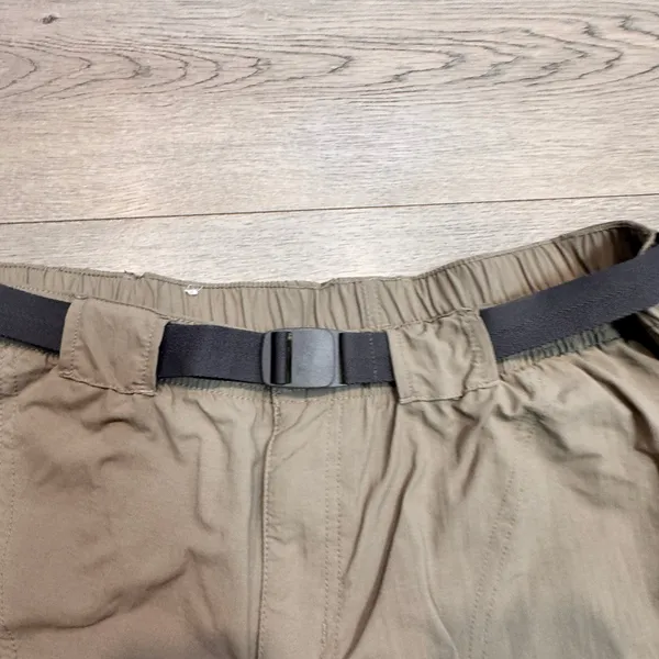 Columbia Womens Khaki Quick Dry Cargo Shorts‎ Size XLarge Belted Outdoor Hiking - Image 3