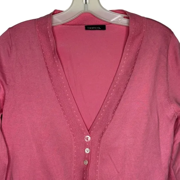Bianca Pink Cardigan‎ Sweater - Image 2