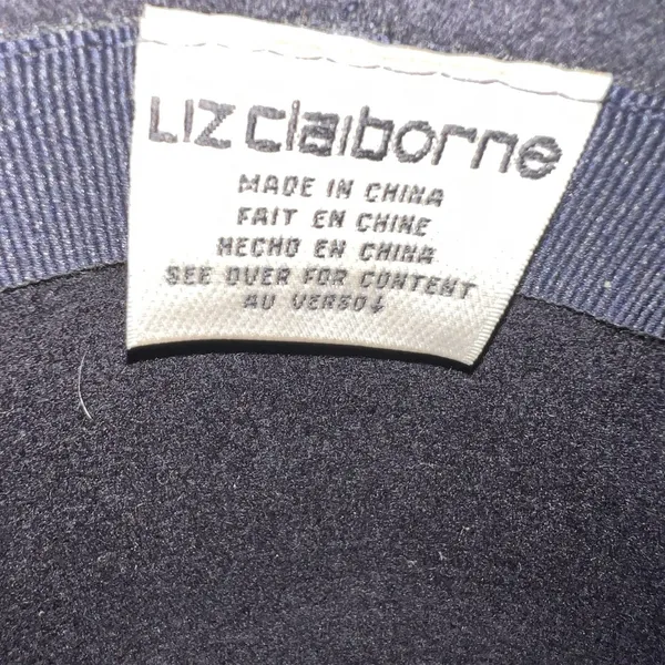 Liz Claiborne Women’s Fedora Wool Hat‎ Navy Blue - Image 6