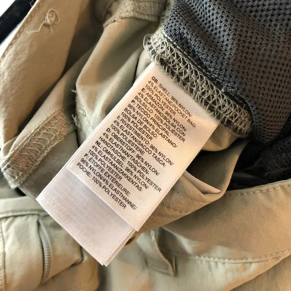 The North Face Womens Paramount 2.0 Convertible Hiking Pants Nylon Blend Beige 2 - Image 5
