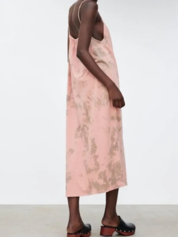 Zara Cotton Tie Dye Maxi Dress - Image 6