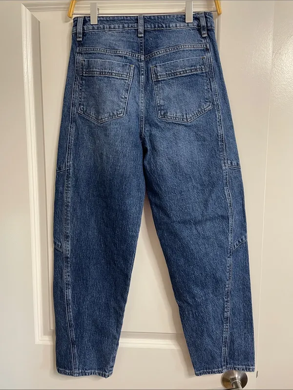 Habitual Women's Brant High Waist Crop Barrel Jeans Size 2/26 - Image 4