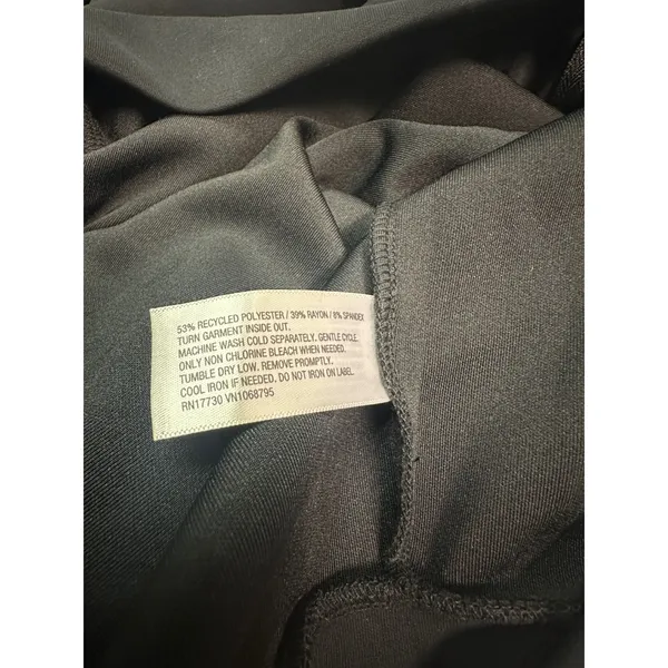 A New Day Womens 3X Black Full Zip Mock Neck Scuba Sweatshirt Jacket NWT - Image 7