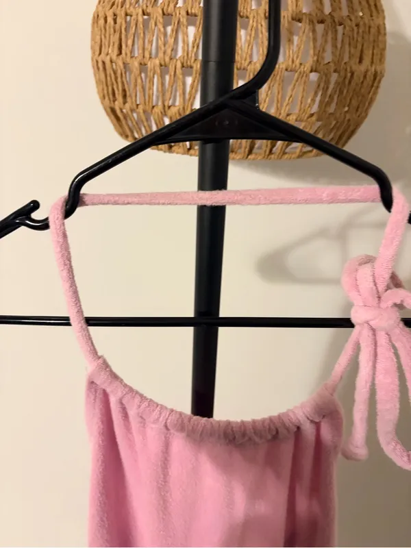 Forever 21 Light Pink Terry Slip Chemise - Image 4