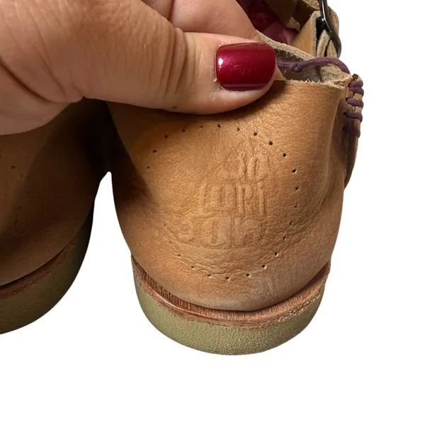 Satorisan Benirras Brown Leather Handmade Comfort Shoes Womens Size 39 US 8 - Image 7