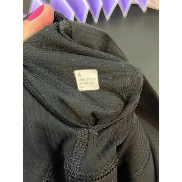 Lululemon Align Ribbed High Rise Pant 25' Black Size 4 Yoga Leggings Nulu - Image 5