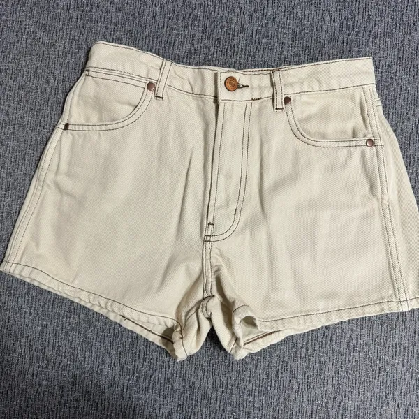 Reformation Cowboy High Rise Jean Shorts - Image 3