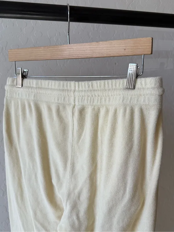 Aritzia TNA Butter Yellow Terry Cloth Jogger - Image 6
