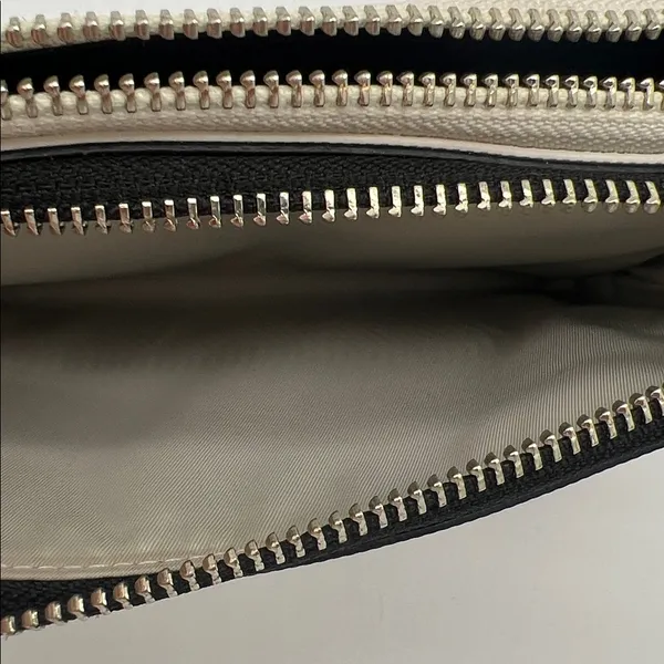 TUMI Double Zip Leather Phone Case Travel Wallet‎ Wrist Clutch - Image 8