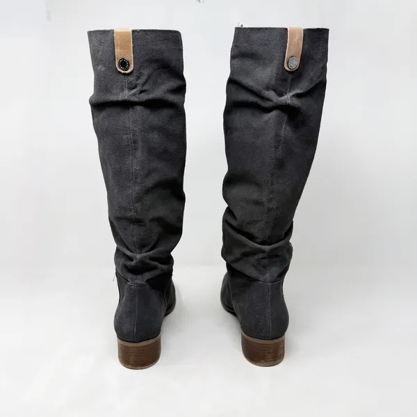 [Steve Madden] Gray Pondrosa Suede Leather Tall Knee High Slouchy Boots Size 9 - Image 7