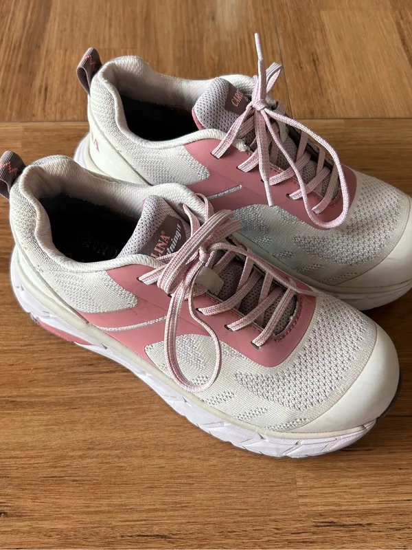 Carolina Women’s Azalea Lytning Composite Toe Work Safety Sneaker pink size 8 - Image 2