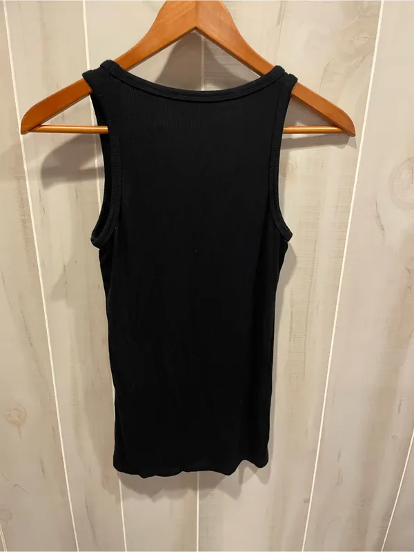 Cute soft ribbed black Hatch tank top maternity classic everyday - Image 8