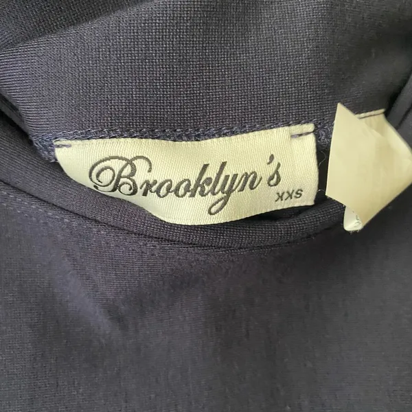 Brooklyn's sz XXS navy flare vintage style mini skirt‎ - Image 5
