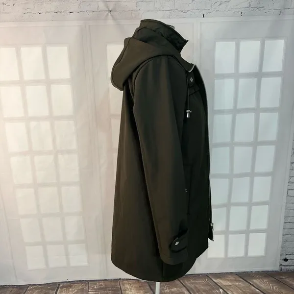 Lauren Ralph Lauren Green Water Resistant Hooded Fall Jacket Size XS - Image 6