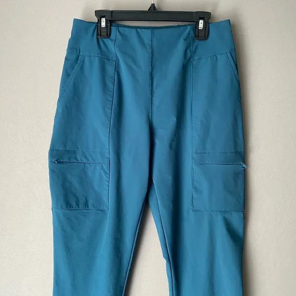 Fabletics sz M‎ teal highwaisted pants - Image 2