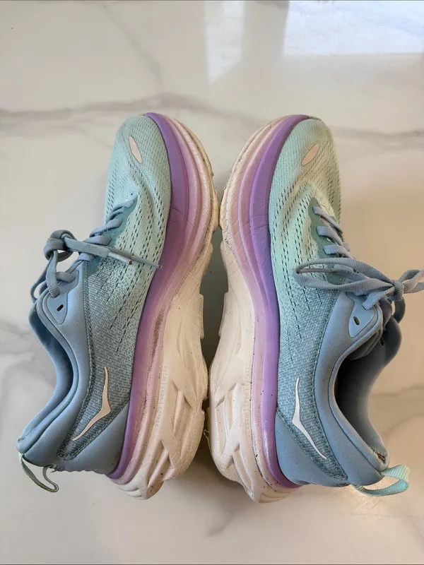 Hoka Pastel Mint & Lavender Women’s Running Sneakers - Image 5