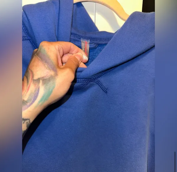 FP Movement At My Best Embroidered Sweat Hoodie In Steller Blue Size:S All embroidered No refunds or cancellation’s - Image 7