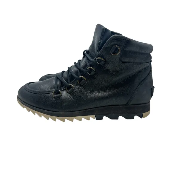 Sorel Harlow Lace‎ Waterproof Leather Boots Black Women's 6.5 NL3399 - Image 12