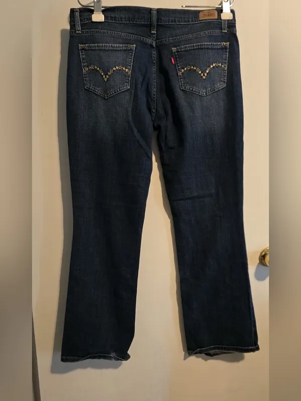 Levi's Dark Indigo Straight Leg Jeans - Women's - Image 13