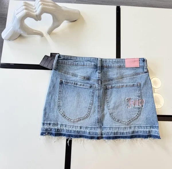 🎀💋 ✨ NWT Juicy Couture Y2K Style Denim Mini Skirt - Size 3/26 ✨🎀💋 - Image 6
