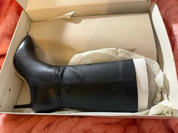 BRAND NEW RalphLauren Leannah-BO-MBO Black Sheep Nappa Sz 8.5 $465Retail! - Image 2