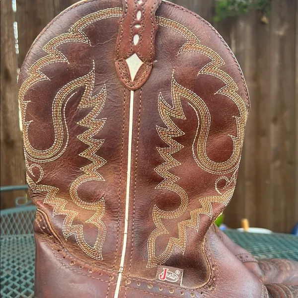 Justin Boots Gypsy Womens Brown Leather Cowgirl Western Boot Round Toe 7B Country - Image 15