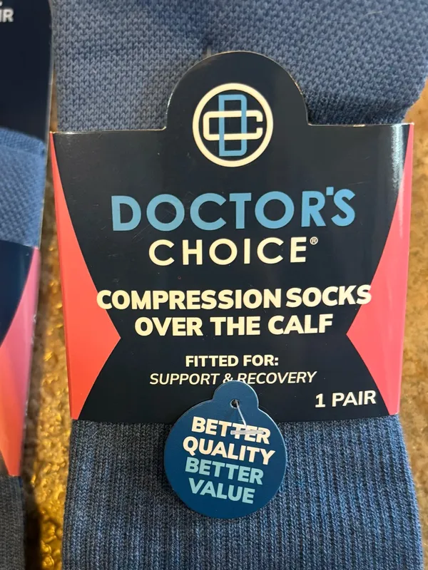 NWT *Bundle of 2 pairs* Doctor's Choice Women's Compression Socks sz 10-13 - Image 5