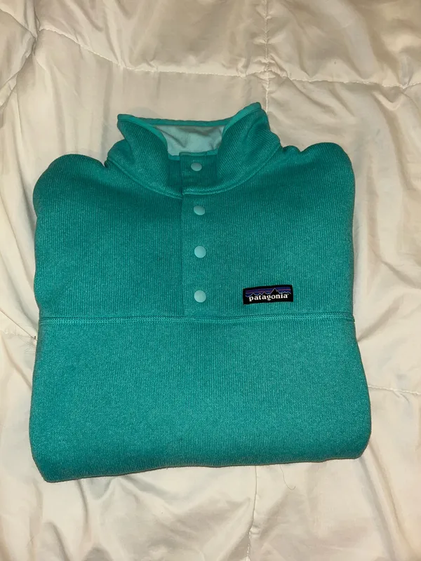 Teal Patagonia Pullover - Image 4