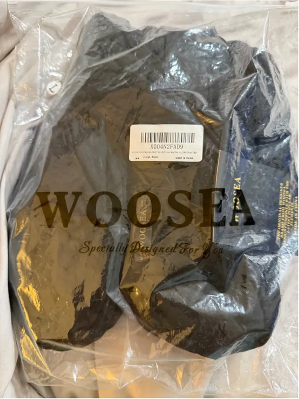 NEW WOOSEA Black Sleeveless Deep V-Neck Maxi Dress L - Image 3