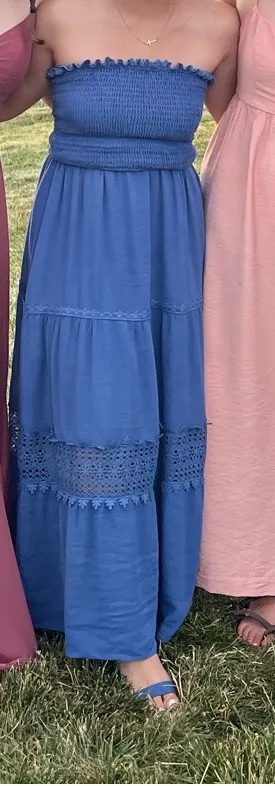 Cornflower Blue Maxi Dress - Image 6