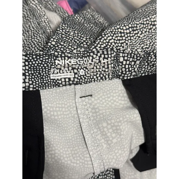 Nike Golf Dri Fit Shorts Abstract Pebble Print Athleisure Tennis Preppy - Image 4