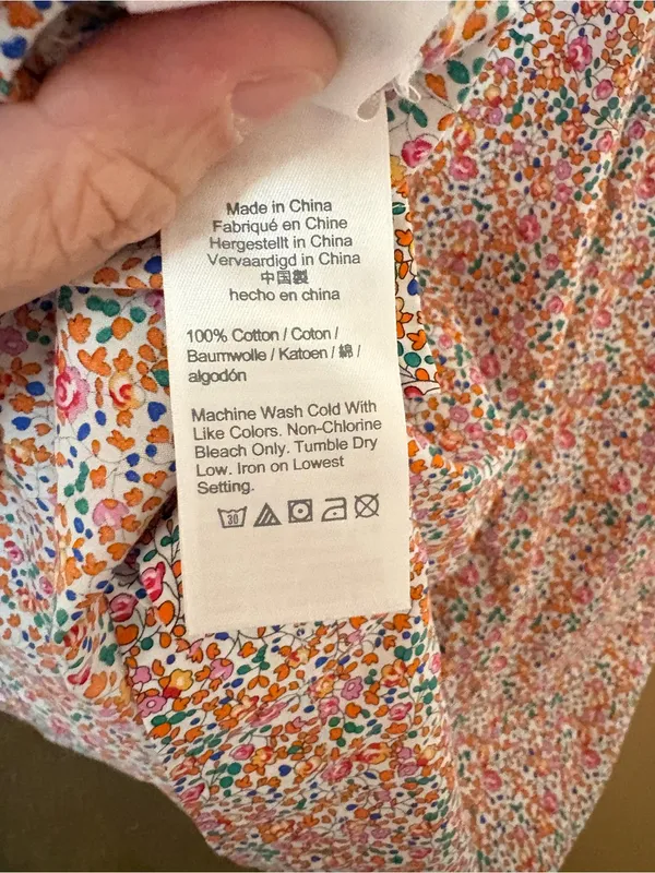 J. Crew Liberty Fabric Eloise Floral Beach Cover-up Dress - Image 9